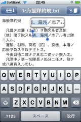 iPhone OS 3.0 のコピペ